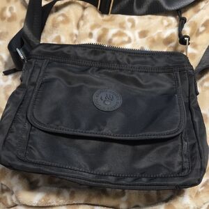 BearPaw Black Messenger Crossbody Bag
